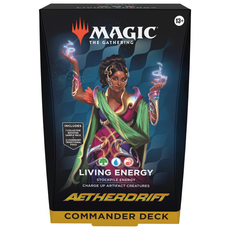 PRE-BUY [Early Sales]: Magic, Aetherdrift, Commander Deck: Living Energy [Green/Blue/Red] (Preliminary release February 7:th 2025)