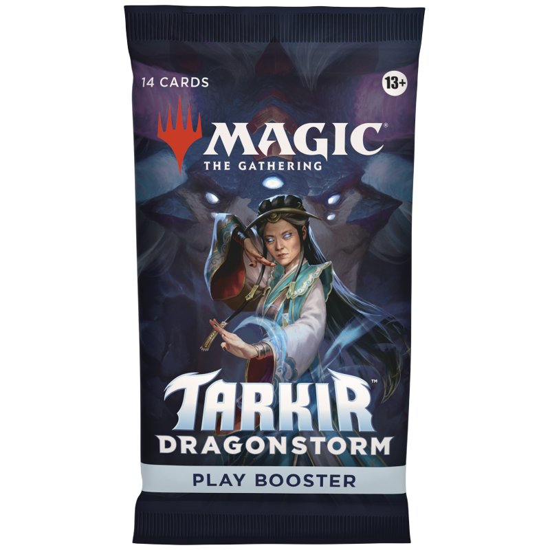 FÖRKÖP [Early Sales]: Magic, Tarkir: Dragonstorm, 1 PLAY Booster (Preliminär release 4 / 11:e april 2025 läs beskrivning)