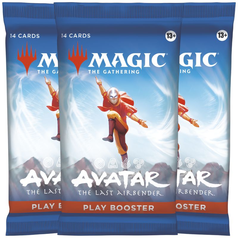 FÖRKÖP: Magic, Avatar: The Last Airbender, 3 PLAY Booster (Preliminär release 14/11 | 21/11 2025 läs beskrivning)