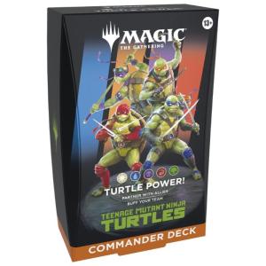 FÖRKÖP: Magic, Teenage Mutant Ninja Turtles, Commander Deck: Turtle Power! [5 color] (Preliminär release 27/2 | 6/3 2026 läs beskrivning)