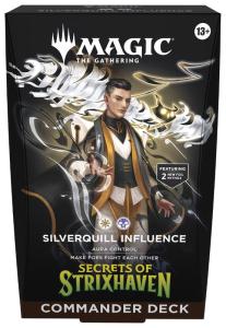 FÖRKÖP: Magic, Secrets of Strixhaven Commander Deck - Silverquill Influence (Preliminär release 17/4 | 24/4 2026 läs beskrivning)