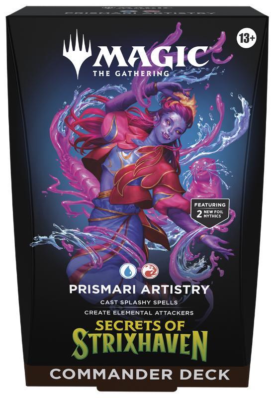 FÖRKÖP: Magic, Secrets of Strixhaven Commander Deck - Prismari Artistry (Preliminär release 17/4 | 24/4 2026 läs beskrivning)