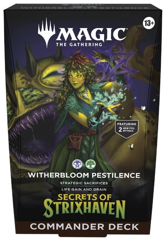 FÖRKÖP: Magic, Secrets of Strixhaven Commander Deck - Witherbloom Pestilence (Preliminär release 17/4 | 24/4 2026 läs beskrivning)