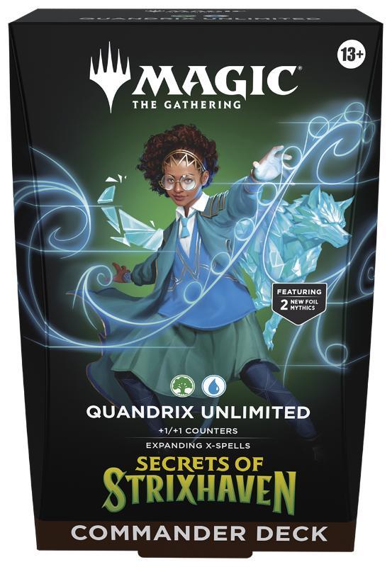 FÖRKÖP: Magic, Secrets of Strixhaven Commander Deck - Quandrix Unlimited (Preliminär release 17/4 | 24/4 2026 läs beskrivning)