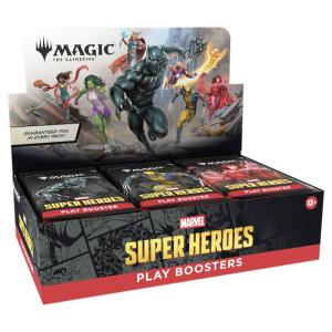 FÖRKÖP: Magic: The Gathering Marvel Super Heroes Play Booster Display (Preliminär release 22/6 | 26/6 2026 läs beskrivning)