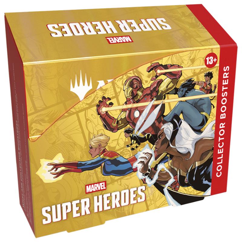 FÖRKÖP: Magic: The Gathering Marvel Super Heroes Collector Booster Display (Preliminär release 22/6 | 26/6 2026 läs beskrivning)