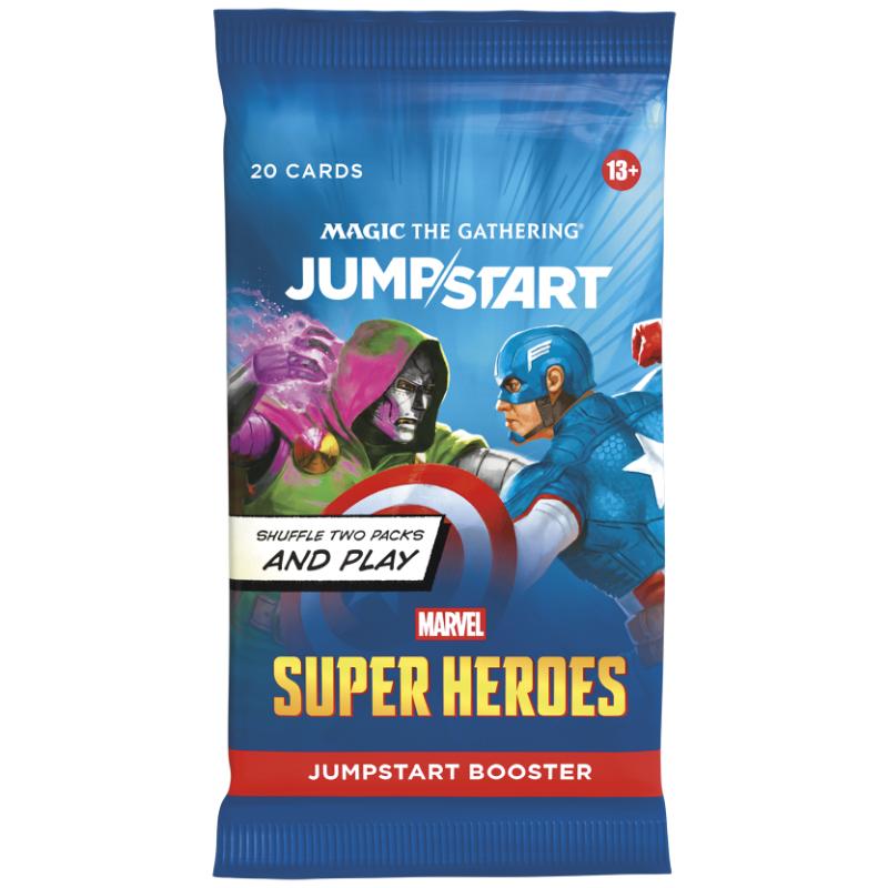FÖRKÖP: Magic: The Gathering Marvel Super Heroes JUMPSTART Booster (Preliminär release 22/6 | 26/6 2026 läs beskrivning)