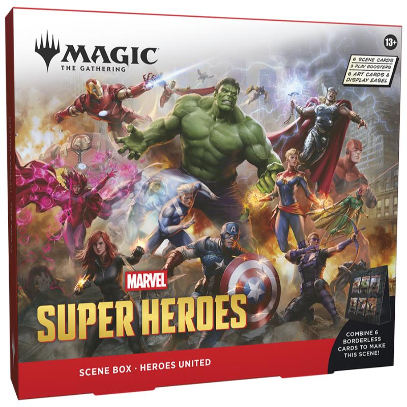 Magic: The Gathering—Marvel Super Heroes Scene Box - Heroes United
