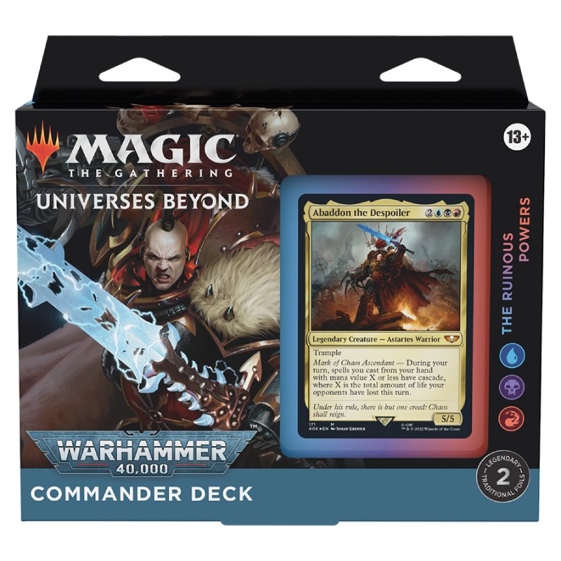 Magic, The Gathering Universes Beyond: Warhammer 40,000, Commander Deck: The Ruinous Powers