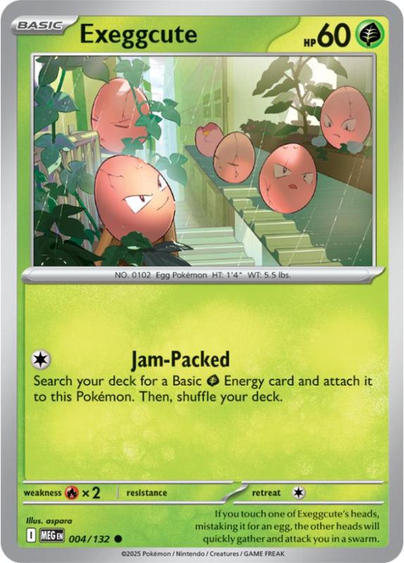 ME01 - Mega Evolutions - 004/132 - Exeggcute - Common