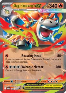 ME01 - Mega Evolutions - 022/132 - Mega Camerupt ex - Double Rare