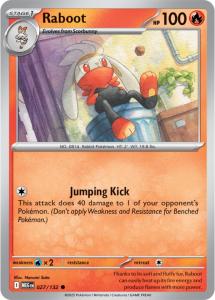 ME01 - Mega Evolutions - 027/132 - Raboot - Common