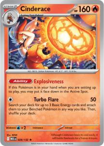 ME01 - Mega Evolutions - 028/132 - Cinderace - Rare