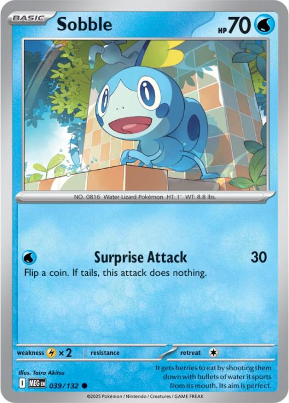 ME01 - Mega Evolutions - 039/132 - Sobble - Common