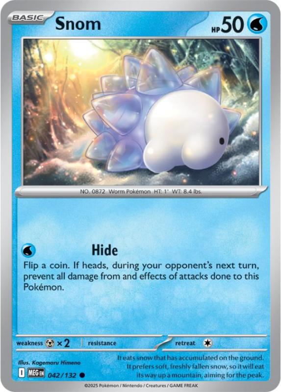 ME01 - Mega Evolutions - 042/132 - Snom - Common