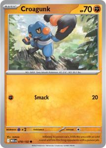 ME01 - Mega Evolutions - 078/132 - Croagunk - Common