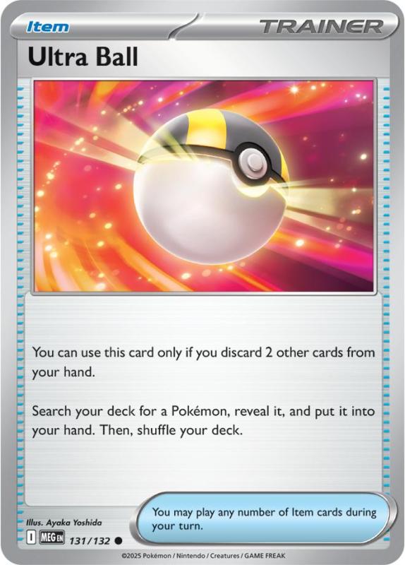 ME01 - Mega Evolutions - 131/132 - Ultra Ball - Common