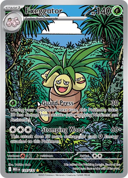 ME01 - Mega Evolutions - 135/132 - Exeggutor - Illustration Rare