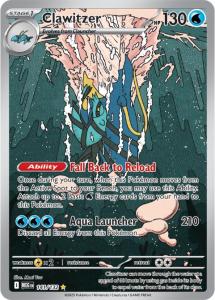 ME01 - Mega Evolutions - 141/132 - Clawitzer - Illustration Rare