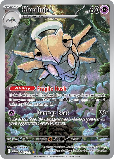 ME01 - Mega Evolutions - 144/132 - Shedinja - Illustration Rare