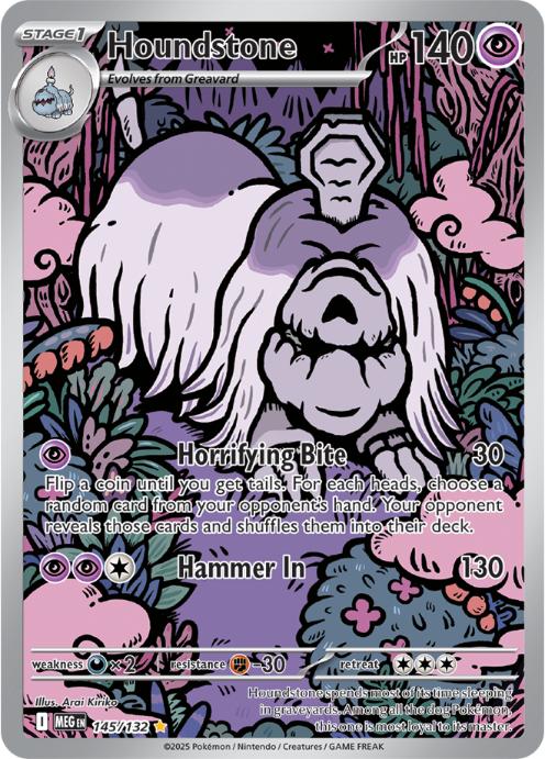 ME01 - Mega Evolutions - 145/132 - Houndstone - Illustration Rare