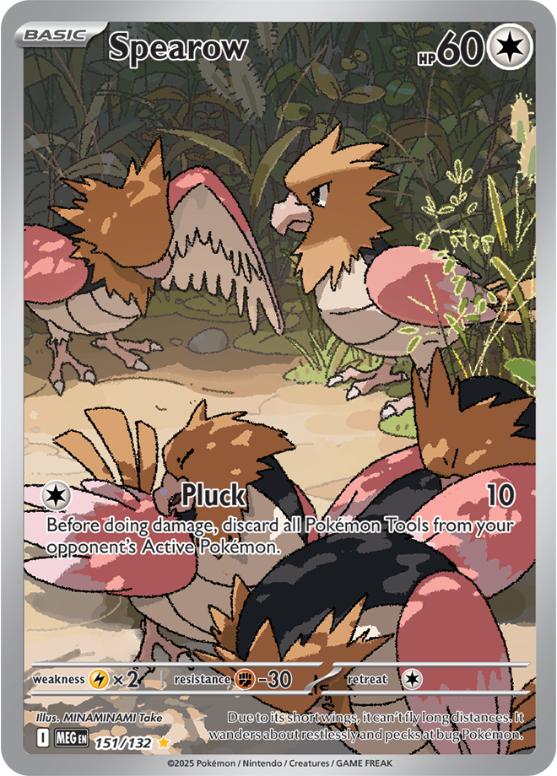 ME01 - Mega Evolutions - 151/132 - Spearow - Illustration Rare
