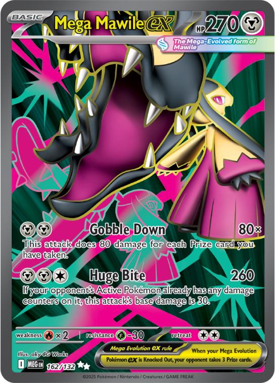ME01 - Mega Evolutions - 162/132 - Mega Mawile ex - Ultra Rare