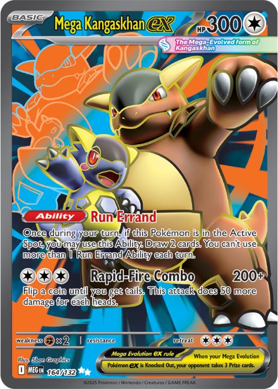 ME01 - Mega Evolutions - 164/132 - Mega Kangaskhan ex - Ultra Rare