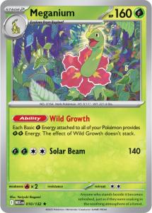 ME01 - Mega Evolutions - 010/132 - Meganium - Rare Reverse