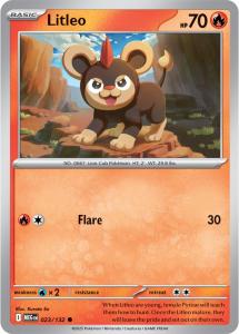 ME01 - Mega Evolutions - 023/132 - Litleo - Common Reverse