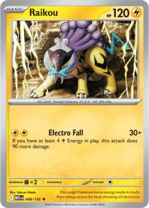 ME01 - Mega Evolutions - 048/132 - Raikou - Rare Reverse
