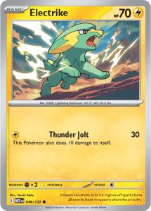 ME01 - Mega Evolutions - 049/132 - Electrike - Common Reverse