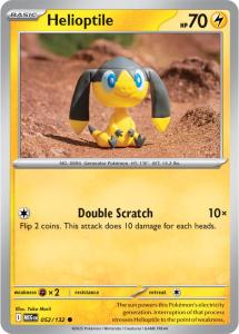 ME01 - Mega Evolutions - 052/132 - Helioptile - Common Reverse