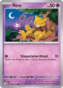 ME01 - Mega Evolutions - 054/132 - Abra - Common Reverse