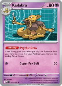 ME01 - Mega Evolutions - 055/132 - Kadabra - Uncommon Reverse