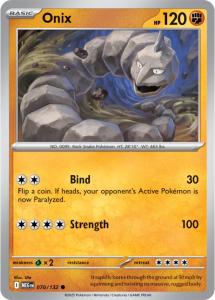 ME01 - Mega Evolutions - 070/132 - Onix - Common Reverse