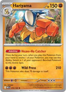 ME01 - Mega Evolutions - 073/132 - Hariyama - Rare Reverse