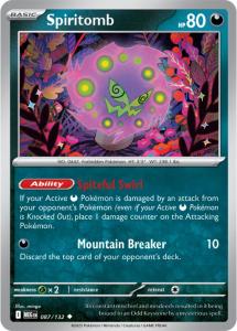 ME01 - Mega Evolutions - 087/132 - Spiritomb - Uncommon Reverse