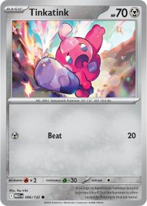 ME01 - Mega Evolutions - 096/132 - Tinkatink - Common Reverse