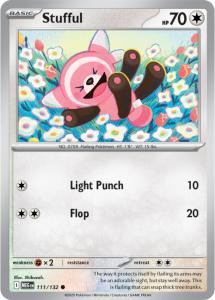 ME01 - Mega Evolutions - 111/132 - Stufful - Common Reverse