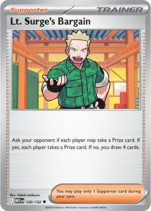 ME01 - Mega Evolutions - 120/132 - Lt. Surge’s Bargain - Uncommon Reverse