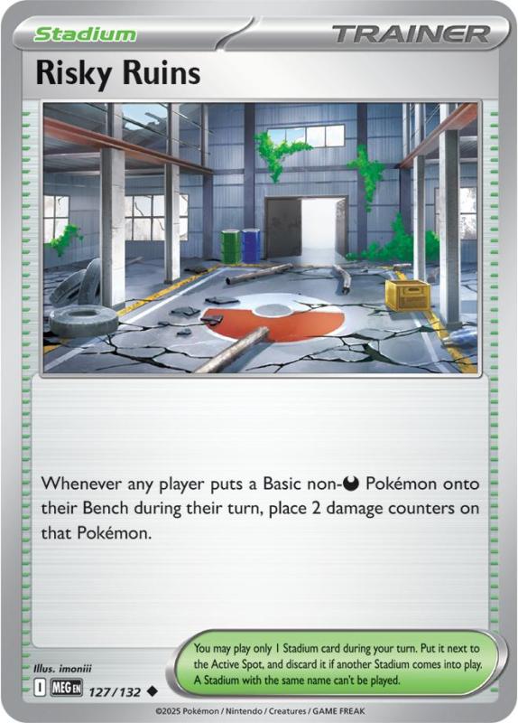 ME01 - Mega Evolutions - 127/132 - Risky Ruins - Uncommon Reverse