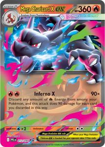 ME02 - Phantasmal Flames - 013/094 - Mega Charizard X ex - Double Rare