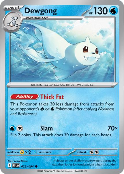 ME02 - Phantasmal Flames - 022/094 - Dewgong - Common