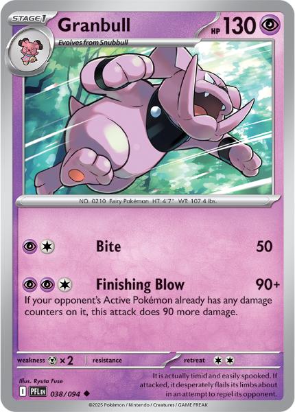 ME02 - Phantasmal Flames - 038/094 - Granbull - Uncommon