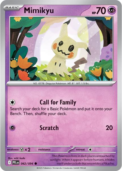 ME02 - Phantasmal Flames - 042/094 - Mimikyu - Common