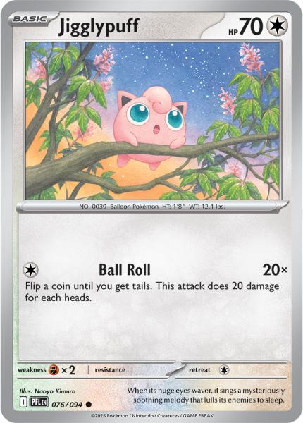 ME02 - Phantasmal Flames - 076/094 - Jigglypuff - Common
