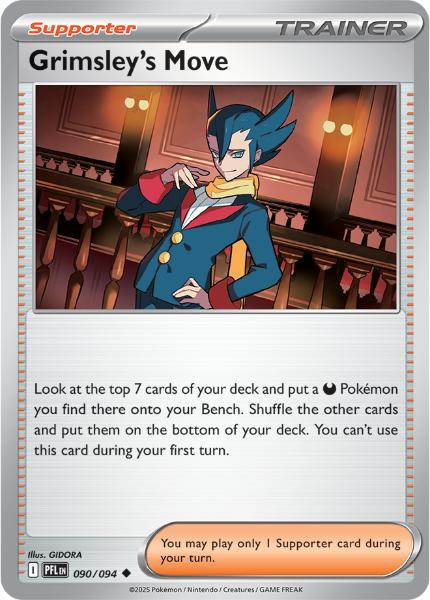 ME02 - Phantasmal Flames - 090/094 - Grimsley’s Move - Uncommon