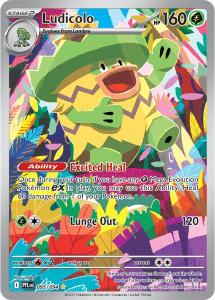 ME02 - Phantasmal Flames - 095/094 - Ludicolo - Illustration Rare