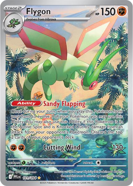 ME02 - Phantasmal Flames - 101/094 - Flygon - Illustration Rare